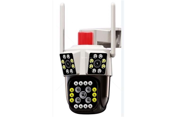 OKam O-KAM 3033 6mp Wıfı Ptz Camera 3 Kameralı Geniş Açı