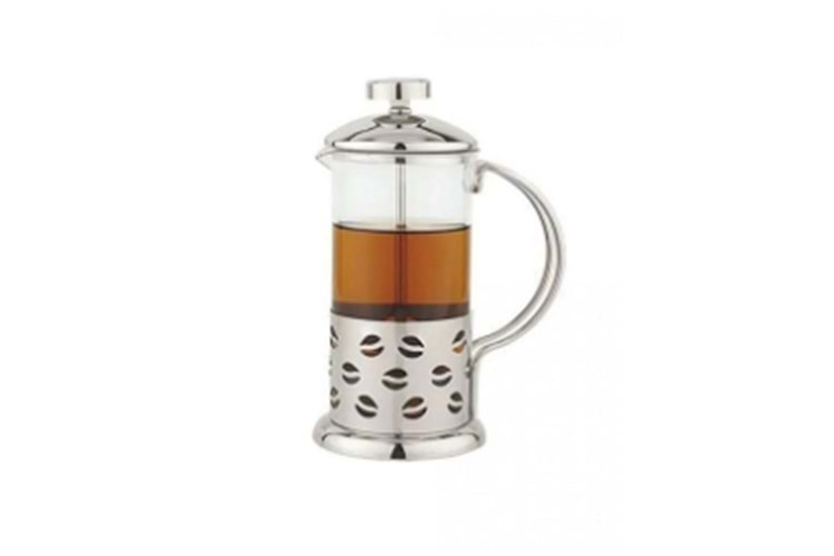 Yakut French Press 600 ml Metal Kulplu