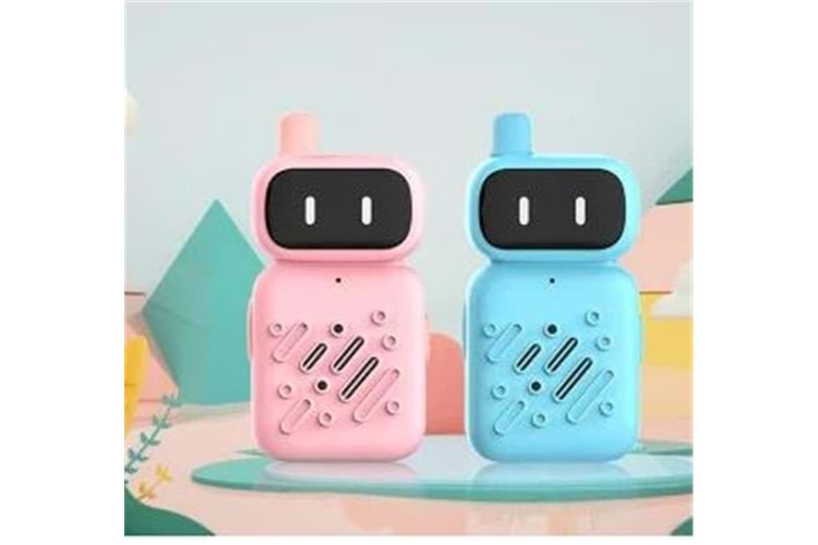 WowKids XJ15 Rechargeable Çocuk Walkie Talkie 1 Km Sarı PmrTelsiz