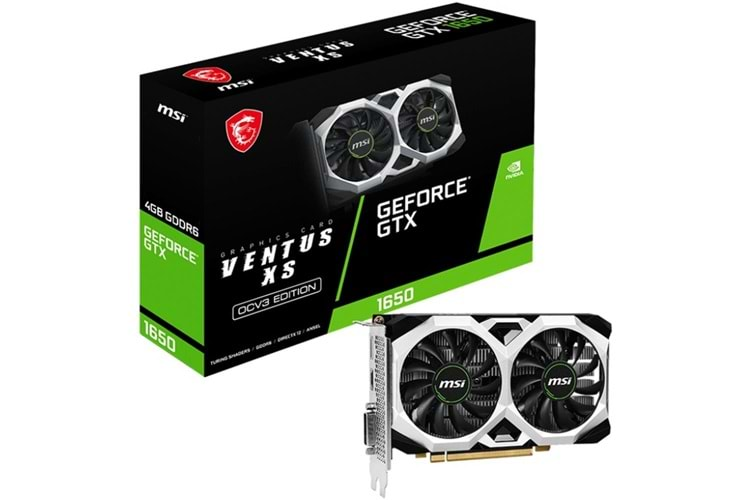 Msi GeForce GTX 1650 D6 Ventus XS OCV3 4GB GDDR6 128 Bit Ekran Kartı