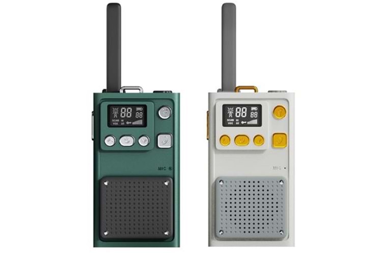 WowKids W1A Çocuk Walkie Talkie 5 Km Green-Cream AAA Pilli PmrTelsiz 