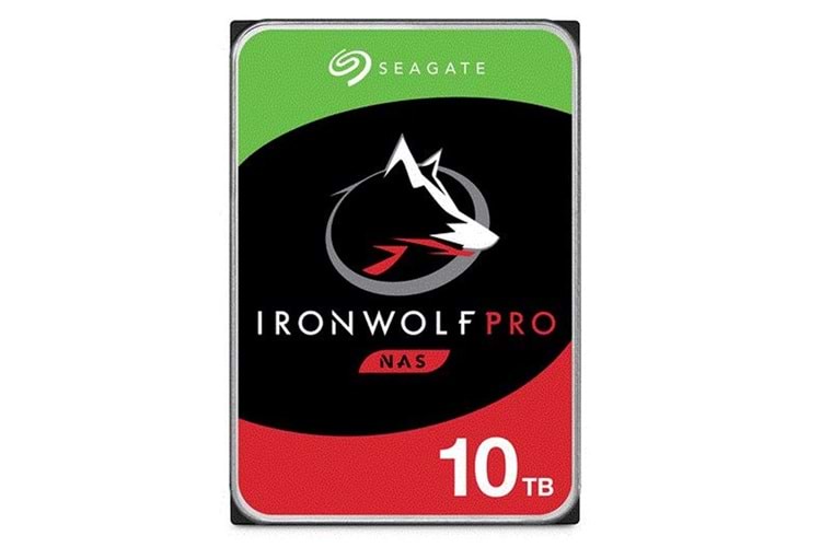 Seagate 10TB IronWolf Pro ST10000NT001 7200RPM SATA 256MB Dahili Nas Harddisk