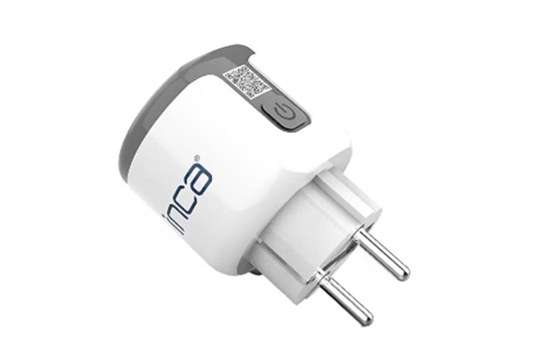 Inca IWA-283 16A Bluetooth Wi-Fi Akım Korumalı Akıllı Priz (Zamanlama,Geri Sayım,Sesle Kontrol,Güç)