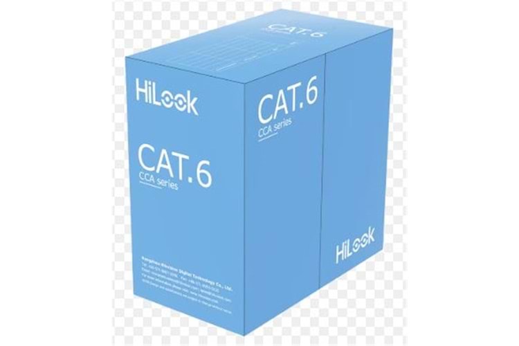Hilook NC-1LN6UU-CCA CAT6 U-UTP 24 AWG 305 Metre Ağ Kablosu, CCA, 0,57 mm
