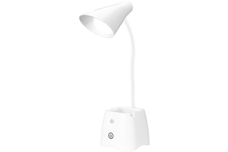 S-link SL-M9000 Usb Destekli Beyaz Masa Klipsli 6 SMD Ledli Okuma Lambası