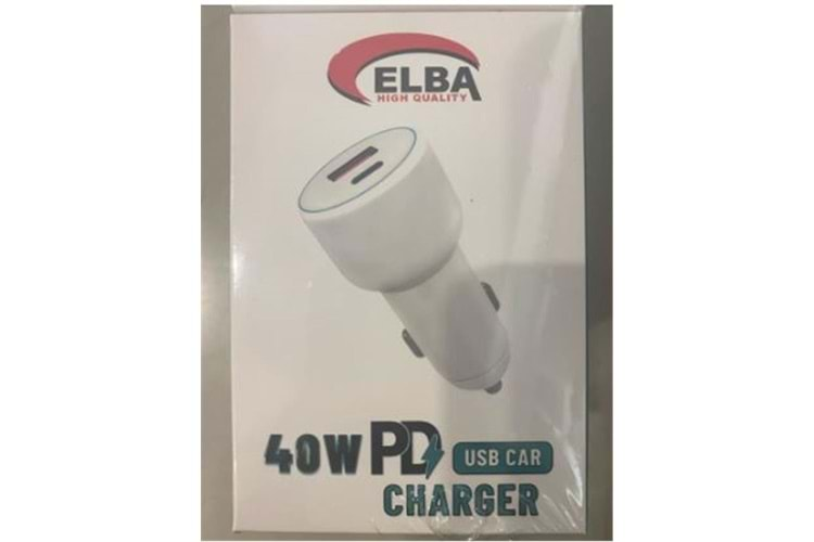 ELB30-40WPD+USB ELBA 40 W PD+USB ARAÇ BAŞLIK