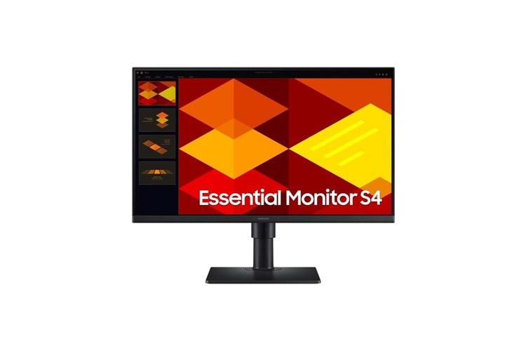 Samsung 24” Essential S4 LS24D400GAUXUF 5ms 100hz Vesa 2xHDMI DisplayPort Pivot Monitör