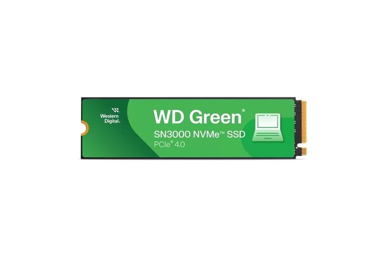 Wd 1TB Green SN3000 WDS100T4G0E 5000-4200MB-s PCIe NVMe M.2 SSD Disk