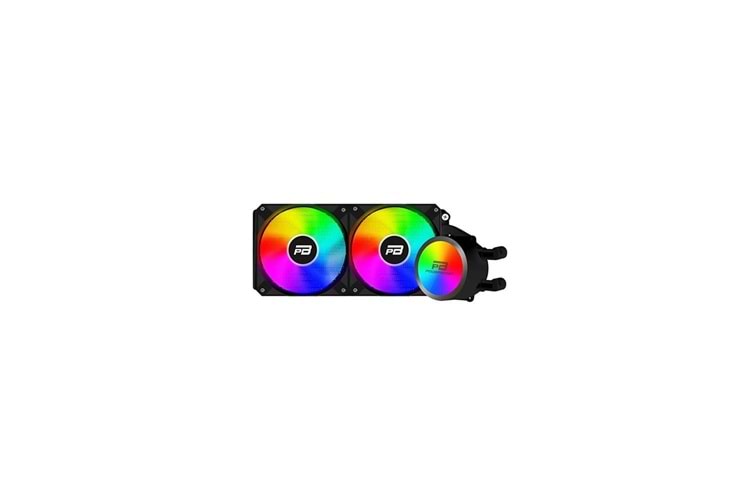 GameBooster PRIME P240B Rainbow Fanlı LGA1700-AM5 Uyumlu 240mm CPU Sıvı Soğutma Sistemi (Siyah)