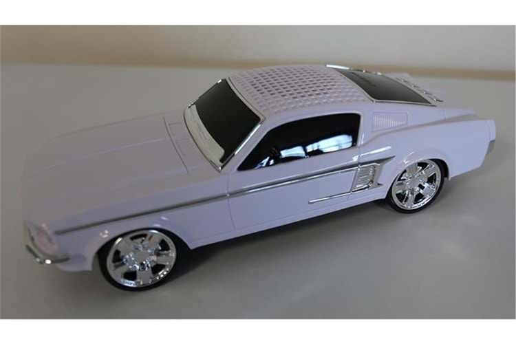 EVERTON RT-1951 Beyaz Arabalı Bluetooth Fm-Usb-Tf-Aux Şarjlı Nostaljik Radyo