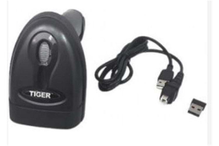Tiger CS611-BT 1D CCD 2.4Ghz+Bluetooth Kablosuz Barkod Okuyucu 