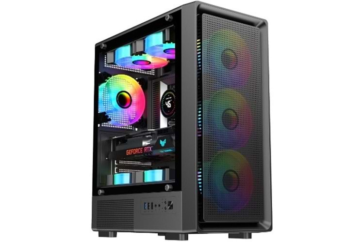 ELBA J-330 Siyah 650W 80+ ATX Kasa