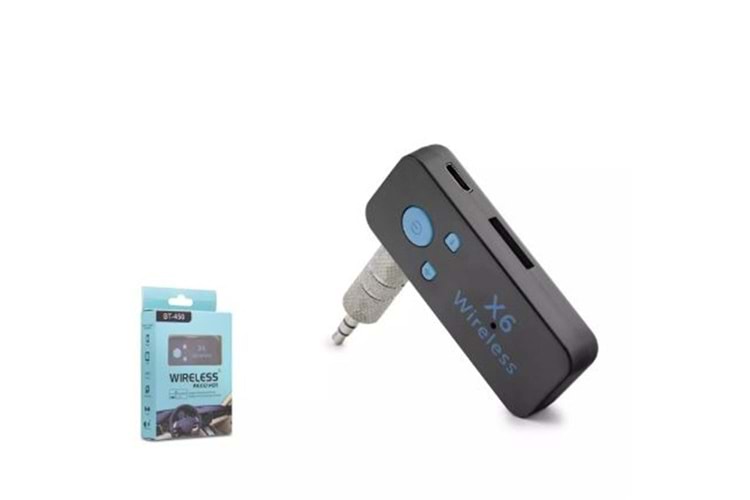 HADRON HD9004 AUX MUSIC RECEIVER BLUETOOTH DONGLE + HANDS FREE SİYAH