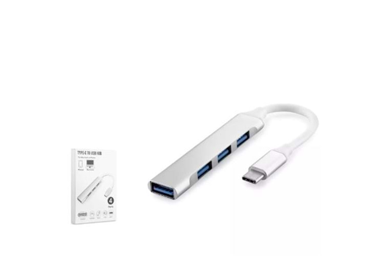 HADRON HDX7032 TYPE-C HUB 4-USB BEYAZ
