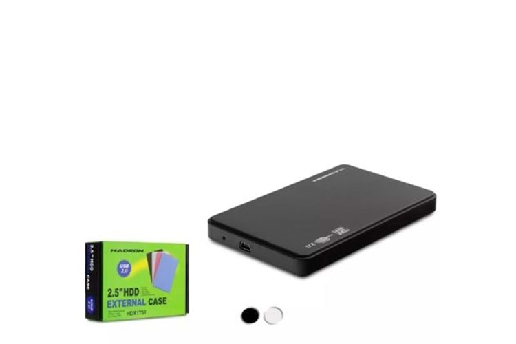 HADRON HDX1757 HDD KUTU USB2.0 PLASTİK SATA 2.5