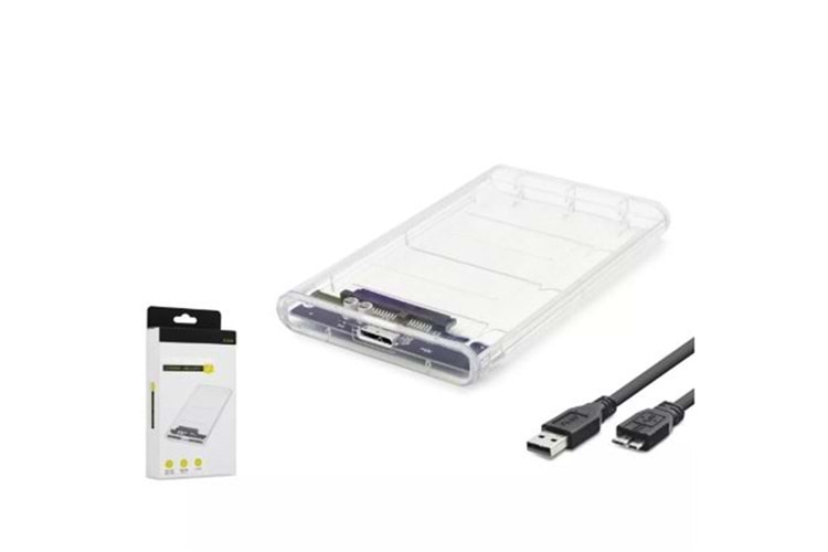 HADRON HDX1760 HDD KUTU USB3.0 PLASTİK SATA 2.5