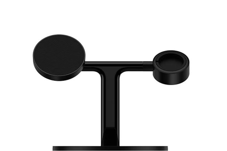 BASEUS WXTE00101 Swan 3 in 1 MagSafe 20W Wireless Şarj Özellikli Stant Siyah