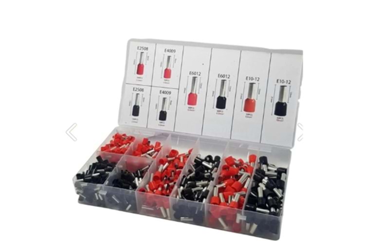 Rose Rc-893 520parça Izoleli Sıkmalı Kablo Pabucu
