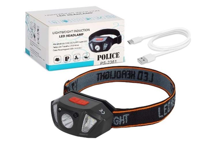 Polıce PS-2361 Sensörlü Kafa Feneri