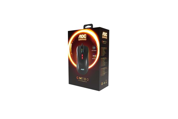 AOC GM180B-LA Kablolu RGB Gaming Mouse