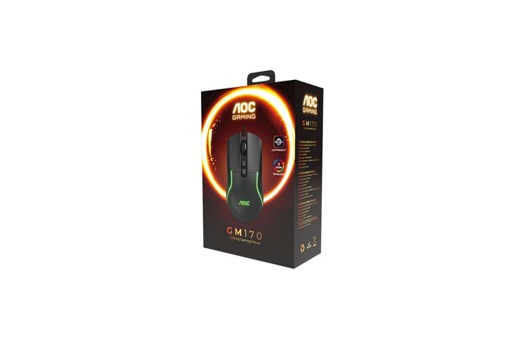 AOC GM170B-LA Kablolu Gaming Mouse