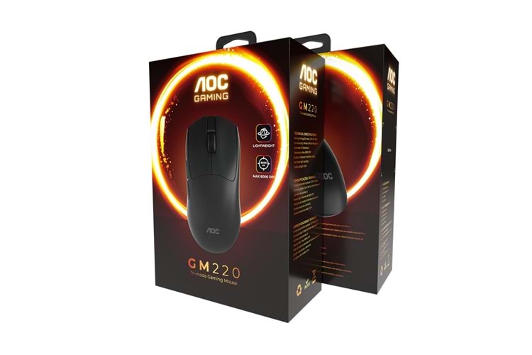 AOC GM220B KAblolu+2.4G+ Bluetooth Three-Mode Mouse
