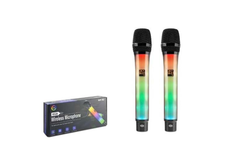 Hadron Wx-82 Kablosuz 2-Mikrofon Uhf Rgb