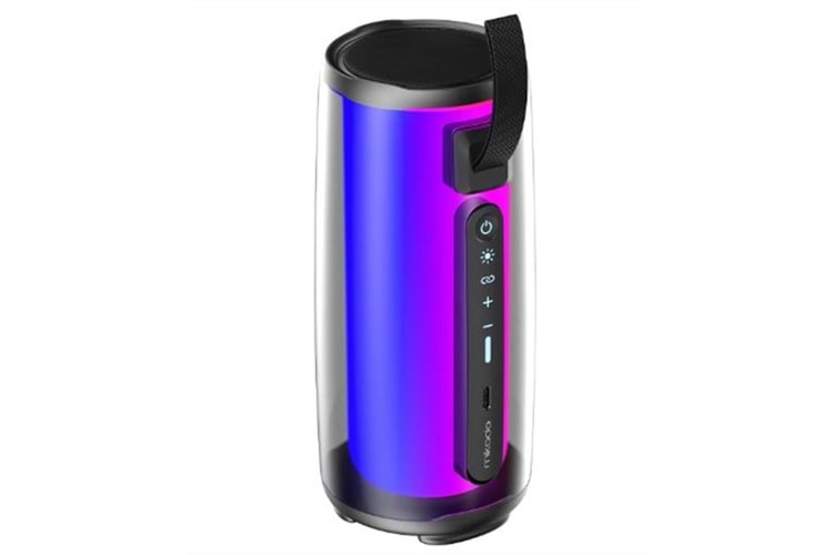 Mikado MD-17BT Capella Siyah 10W 1 RGB Mikrofonlu Kart-Aux-Usb TWS 1800 mAh Bataryalı Speaker