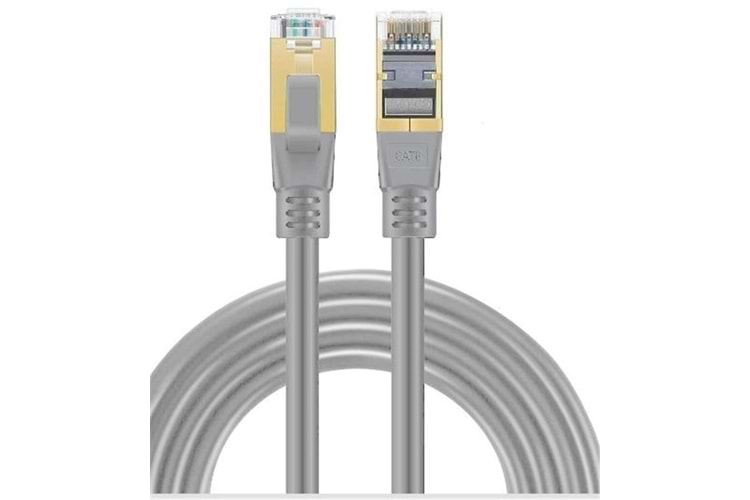 Inca ICAT8-01G 1mt 100 yüzde 100 Bakır S-FTP 40Gbps 2000Mhz High Speed Kablo