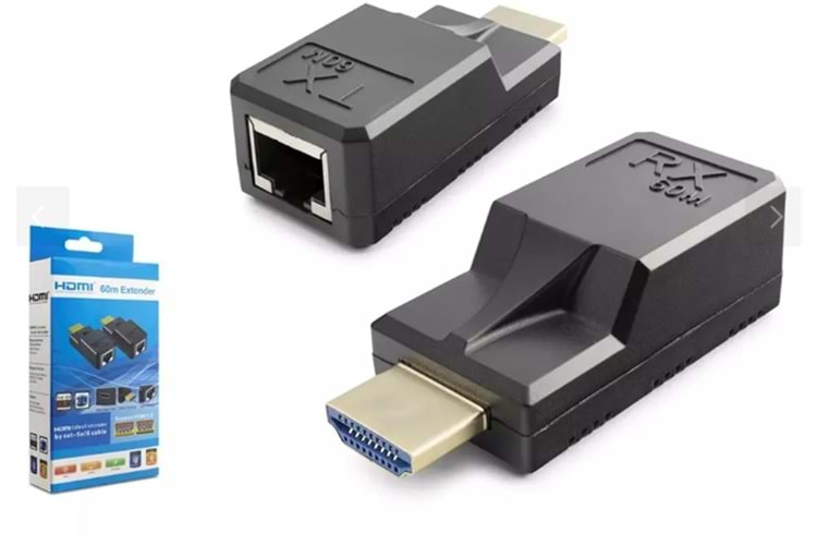 Hadron HDX1375 60mt Hdmi Extender Siyah Mini (Type-C Port)