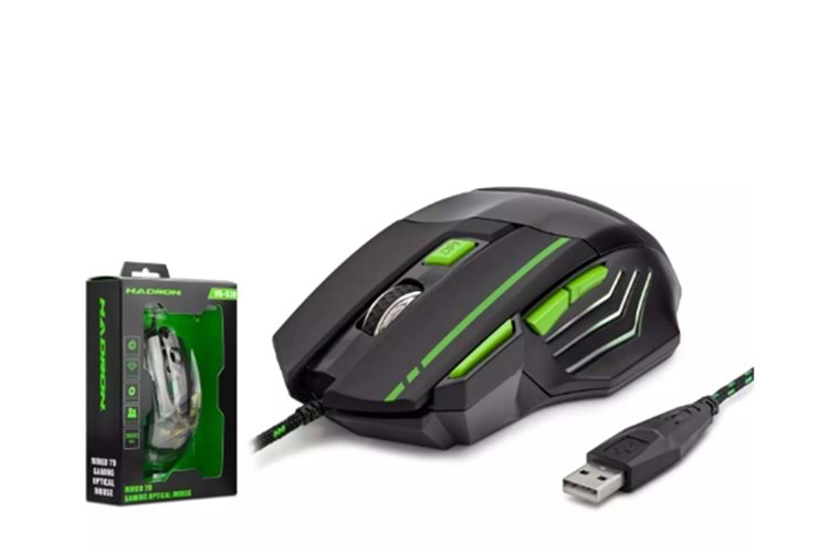 Hadron Hd-G30 7 Buttons RGB 3600 DPI Usb Oyuncu Mouse (1,44cm Kablo Uzunluğu)
