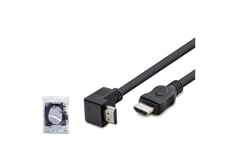Hadron Hdx2016 Hdmi Kablo Pvc L Tip 1.5M Siyah