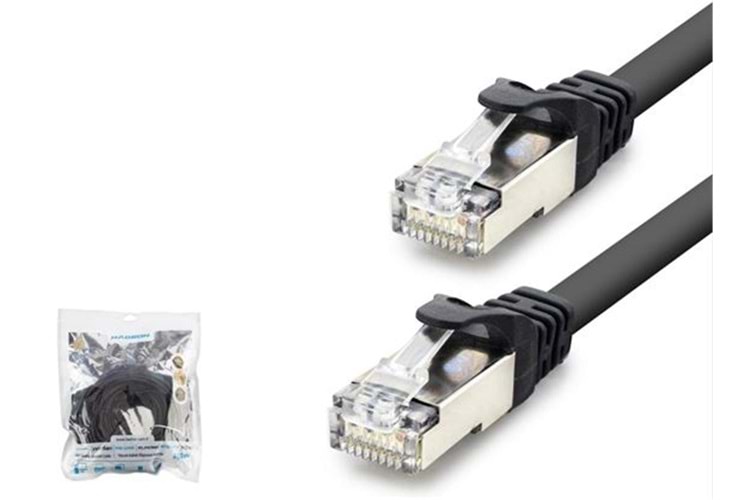 Hadron Hdx5088 Cat7 Kablo 1000Gbt 250Mhz 30Cm Siyah