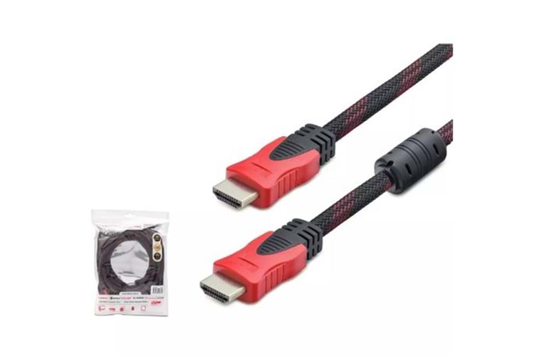 Hadron Hdx2033 30M Hdmi Kablo Örgülü Siyah