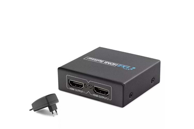 Hadron Hdx1284 2 Port Hdmi Splitter 1.4V 1080P 3D 1-In 2-Out Siyah