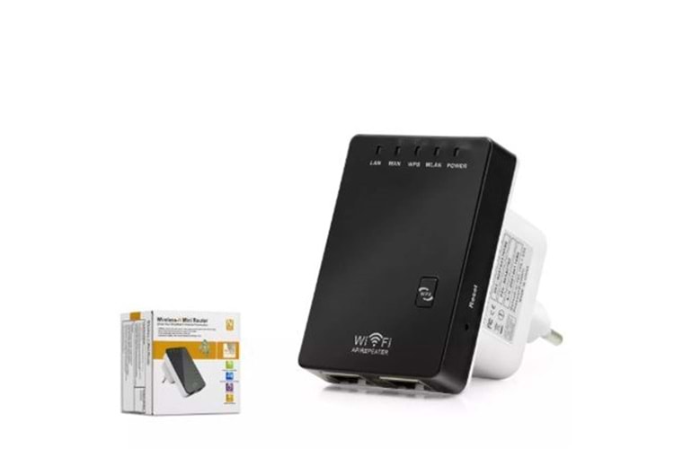 Hadron Hd9101 Wifi Repeater+ Router+Ap 300Mbps Siyah