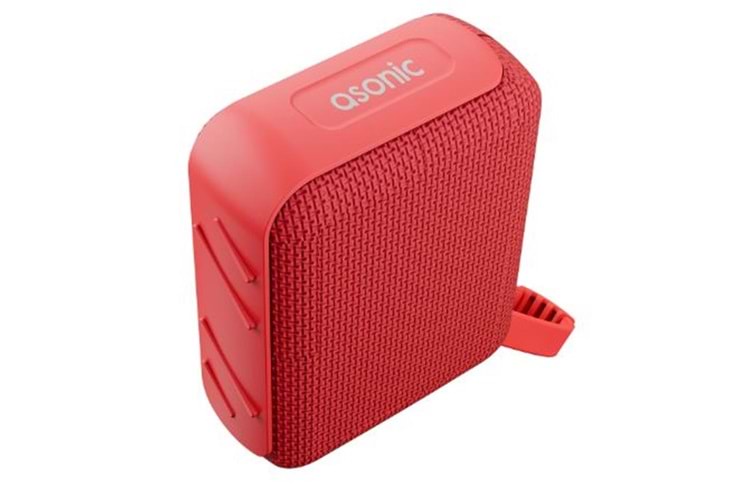 Asonic AS-03 Kırmızı USB-TF-TWS-Bluetooth Destekli 5W 1200mAh Type-C Speaker