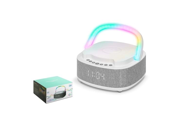 Hadron S301 Bluetooth Speaker Rgb Beyaz