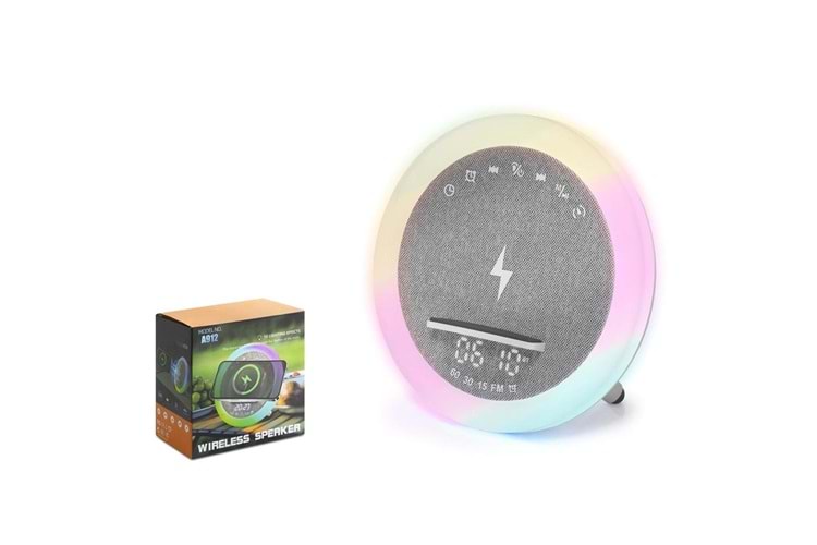 Hadron A912 Bluetooth Speaker Led Beyaz