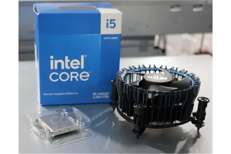 Intel Core i5 14400F BOX 2.50GHz (Max. 4.70GHz) 20MB L3 Önbellek Soket 1700 Kutulu İşlemci