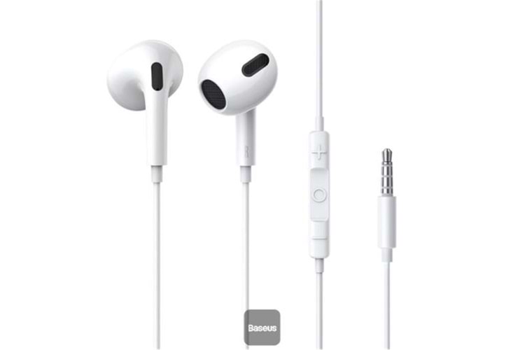 Baseus NGCR020002 Encok H17 3.5mm Beyaz Kulaklık