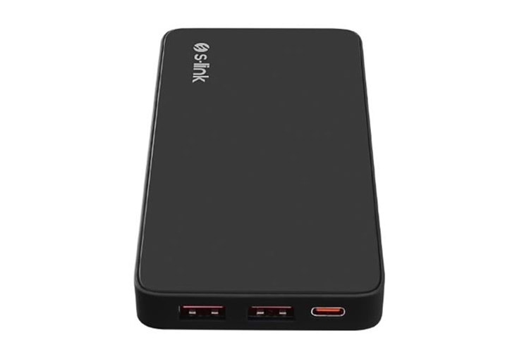 S-link P311L 10000mAh PRM LED Logo Siyah LCD Taşınabilir Pil Şarj Cihazı Powerbank