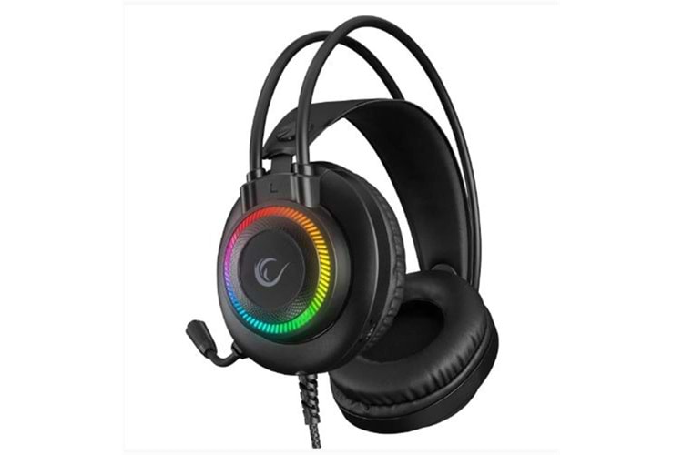 Rampage RM-K27 X-JAMMER Rainbow Ledli PC USB 3.5M PS4-XBOX-Mobile Gaming Oyuncu Mikrofonlu Kulaklık