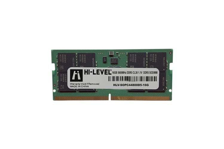 Hi-Level HLV-SOPC44800D5-16G 16GB (1x16GB) DDR5 5600MHz CL40 Notebook Ram (Sodimm)
