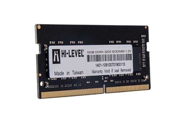 Hi-Level HLV-SOPC25600D4-16G 16GB (1x16GB) DDR4 3200MHz CL22 Notebook Ram (Bellek)