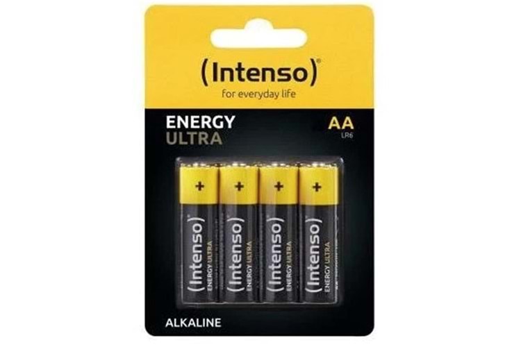 İntenso PBIN-560 LR6 AA Boy Ultra Alkalin Kalem Pil 4'lü Paket 