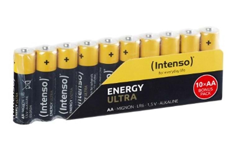 İntenso PBIN-561 LR6 AA Boy Ultra Alkalin Kalem Pil 10lu Paket 