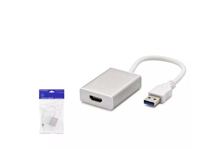 Hadron Hdx1287 Usb3.0 To Hdmi F Çevirici 1920X1080P 50-60Hz Beyaz