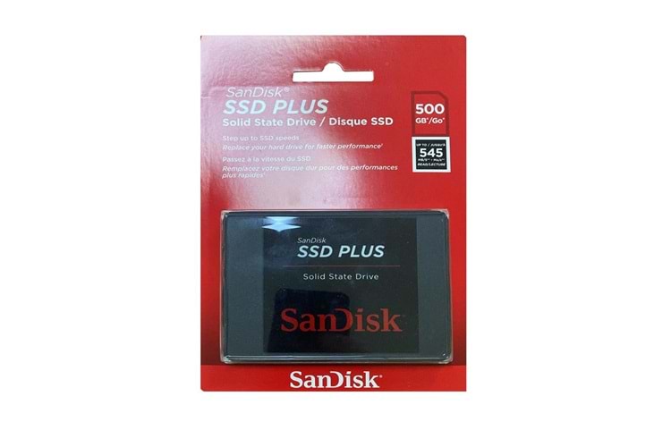Sandisk 500Gb Ssd Plus 545Mb-505Mb-S SDSSDA-500G-G28 Sata 3 2.5