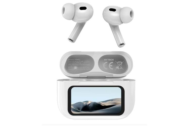 Hytech HY-TWS16 Beyaz Mobil Telefon Uyumlu Bluetooth 5.4V Ekranlı TWS Mikrofonlu Kulaklık
